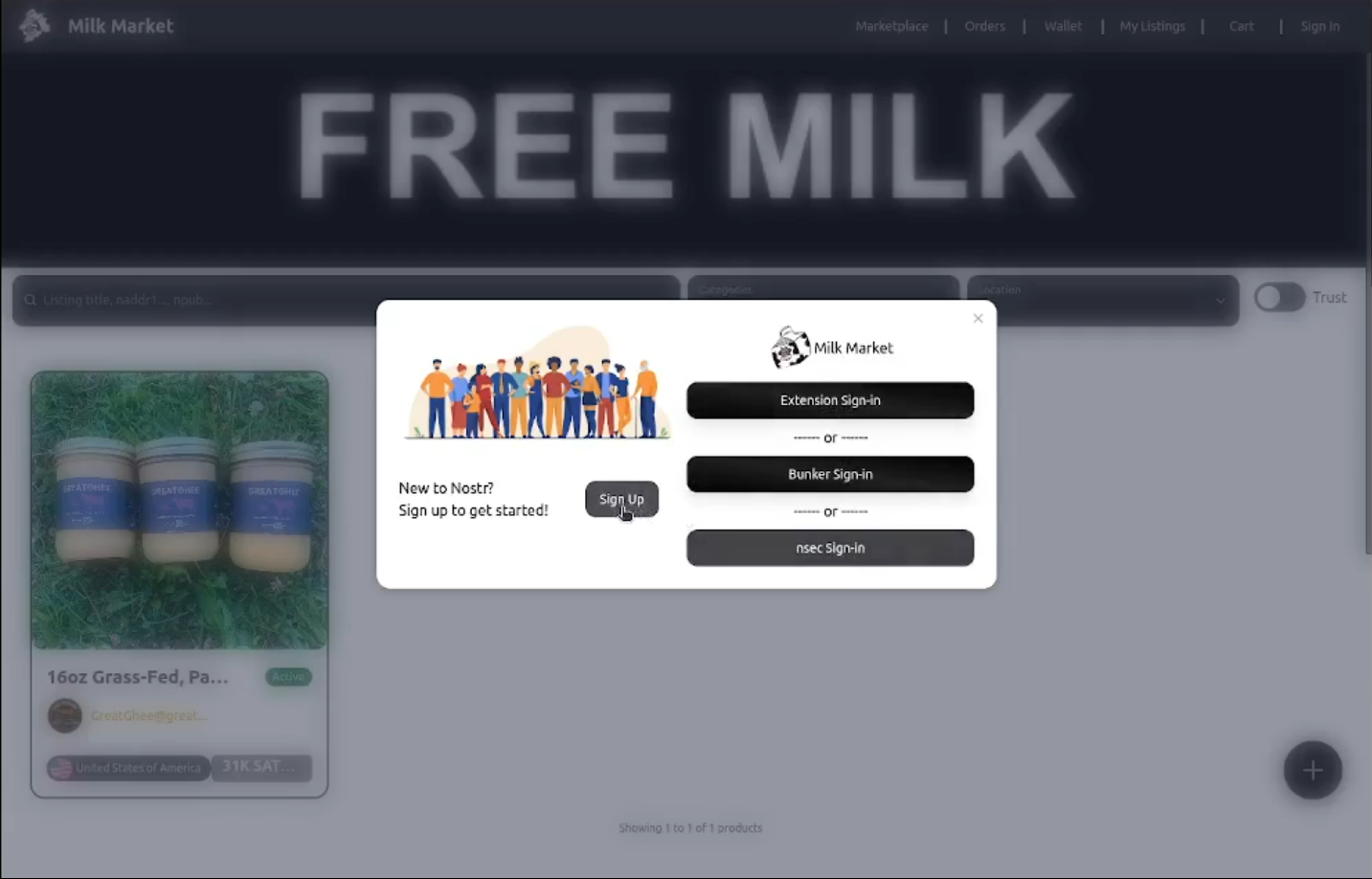 Sign In Modal
